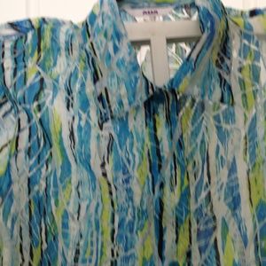 Alia button down blouse with collar